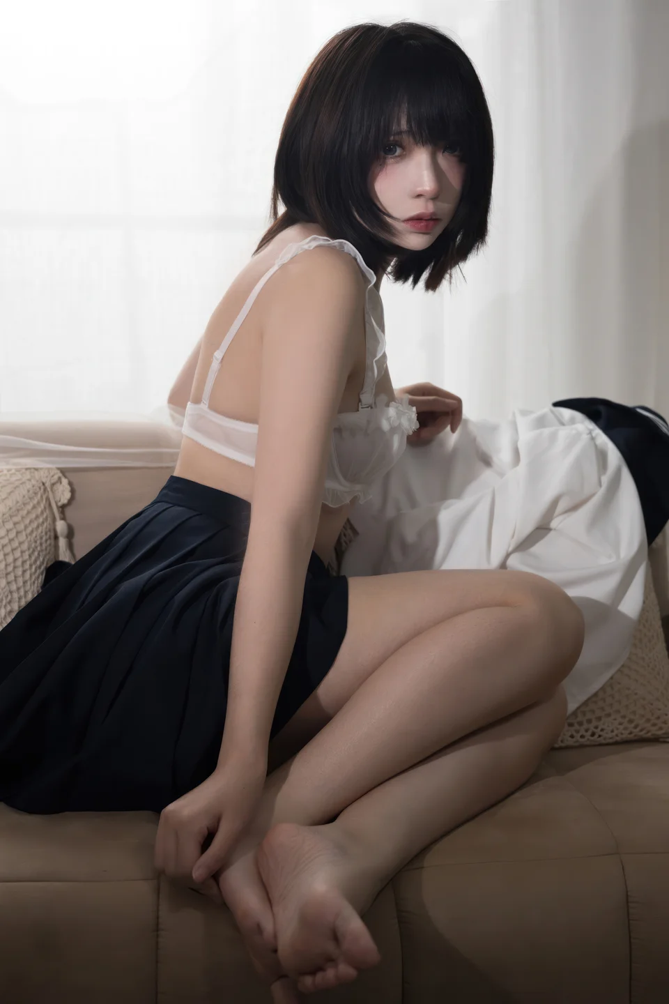 疯猫ss - No.161 致郁JK [40P-284MB] tg@simisebaisi 【丝足阁】33.webp